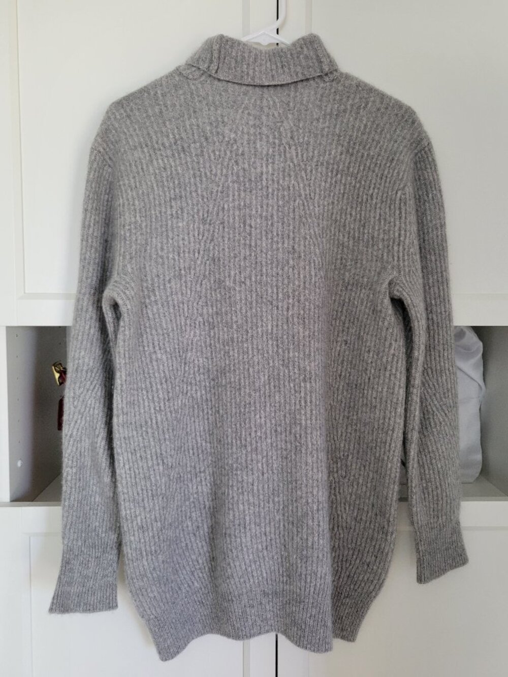 NWOT! Rag and Bone Light Gray Turtleneck 100% Cashmere Sweater Size XS - Picture 7 of 9